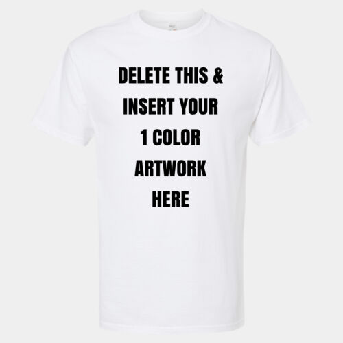 SOFT STYLE TSHIRT - 1 COLOR PRINT Thumbnail