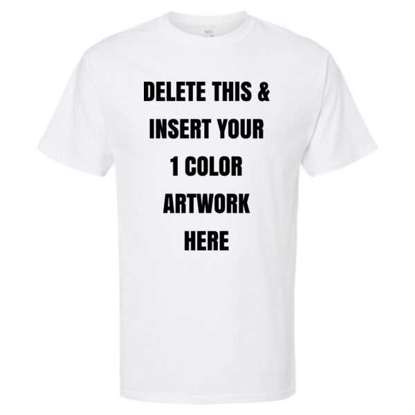 SOFT STYLE TSHIRT - 1 COLOR PRINT Thumbnail